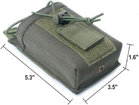 AbcGoodefg 1000D قابل للتعديل مول التكتيكية الحقيبة راديو الحافظة حافظة اسلكية تخاطب حامل واجب الحزام in Kuwait