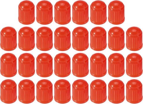 Motoforti Universal Tire Valve Stem Caps Valve Stem Covers for Car SUV Bike Trucks Motorcycles, 12mm, Plastic, Green, 30pcs in Kuwait