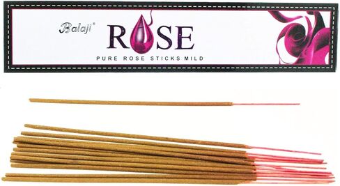 Balaji Chandan Pure Mysore Sandal Mild Incense Sticks, (12 Units x 15 Sticks), Brown,11 x 9.7 x 25 cm in Saudi Arabia