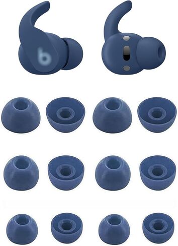 BLUEWALL Eartips Compatible with Beats Fit Pro Earbuds, S/M/L 3 Sizes Soft Silicone Earbuds Tips Replacement Eartips Compatible with Beats Fit Pro 6 Pairs Black in Saudi Arabia