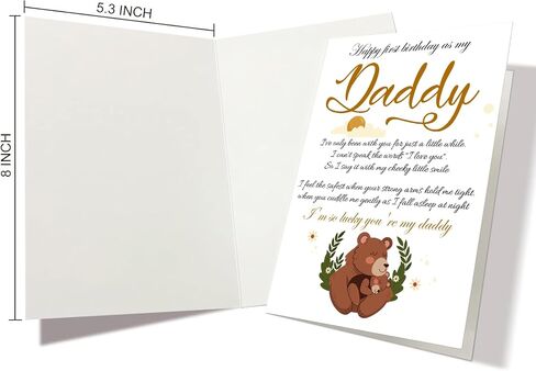 Bonus Dad Fathers Day Card, Dad Birthday Gifts From Stepdaughter Stepson, Fathers Day Card for Stepdad, Thanks For Putting Up With My Mom Card in Saudi Arabia