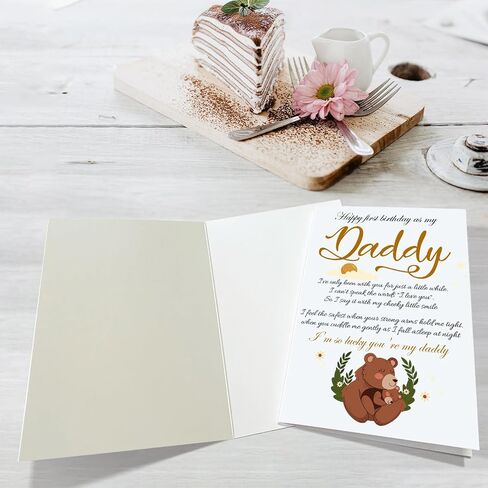 Bonus Dad Fathers Day Card, Dad Birthday Gifts From Stepdaughter Stepson, Fathers Day Card for Stepdad, Thanks For Putting Up With My Mom Card in Saudi Arabia