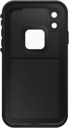 حافظة Lifeproof FRĒ SERIES المقاومة للماء لهاتف iPhone Xr - عبوة البيع بالتجزئة - الأسفلت (أسود/رمادي داكن) in Kuwait