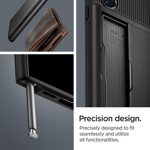 Spigen Slim Armor CS Designed for Galaxy S24 Ultra Case (2024) [Military-Grade Protection] - Abyss Green in Saudi Arabia