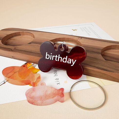 1 مجموعة من علامات الهوية للحيوانات الأليفة سلسلة المفاتيح حلقات المفاتيح قالب راتينج السيليكون مع عظمة الكلب والقط علامة الأسماك على شكل دائري قوالب صب سيليكون الإيبوكسي لعلامة تعريف الحيوانات الأليفة، صناعة يدوية ثلاثية الأبعاد in Kuwait