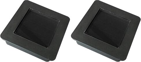 Solar Light Replacement Top Panel,Square Solar Panel Top Replacement, Replacement Solar Lantern Lids, Solar Light Battery Parts Battery Box for Outdoor Hanging Table Light(2pcs) in Saudi Arabia