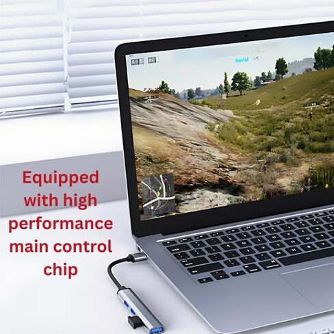 موزع USB 3.0 عالي السرعة 4 في 1 - من النوع C إلى USB 3.01 + USB 2.03 - صغير الحجم وخفيف الوزن - نقل بيانات بسرعة 5 جيجابت في الثانية - متوافق مع نظام التشغيل Mac OS/Windows - مثالي لأجهزة الكمبيوتر المحمولة وأجهزة الكمبيوتر الشخصية وXbox وPS4 in Kuwait