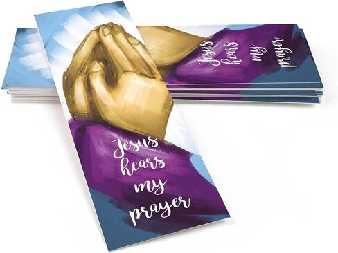 Cast Your Cares on God, 1 Peter 5:7, Bulk Pack of 25 Christian Bookmarks for Kids, Childrens Bible Verse Book Markers, Sunday School Prizes with Memory Verses, Scripture Gifts for Kids & Youth in Saudi Arabia