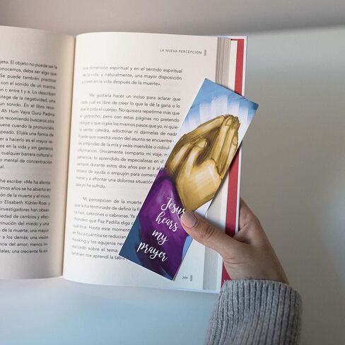 Cast Your Cares on God, 1 Peter 5:7, Bulk Pack of 25 Christian Bookmarks for Kids, Childrens Bible Verse Book Markers, Sunday School Prizes with Memory Verses, Scripture Gifts for Kids & Youth in Saudi Arabia