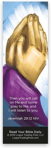 Cast Your Cares on God, 1 Peter 5:7, Bulk Pack of 25 Christian Bookmarks for Kids, Childrens Bible Verse Book Markers, Sunday School Prizes with Memory Verses, Scripture Gifts for Kids & Youth in Saudi Arabia