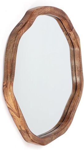 مرآة هابيتات بروستر هوم فاشونز من خشب إيماني مقاس 24 بوصة in Kuwait