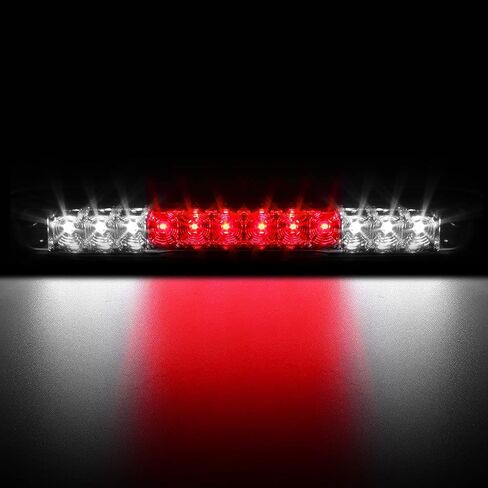 High Mount 3rd Stop Light Assemblies, Compatible with 2007-2013 Chevy Silverado/GMC Sierra 1500 2500HD 3500HD Third Center Cargo Reverse Rear LED Brake Light Bar Taillight (Chrome) in Saudi Arabia