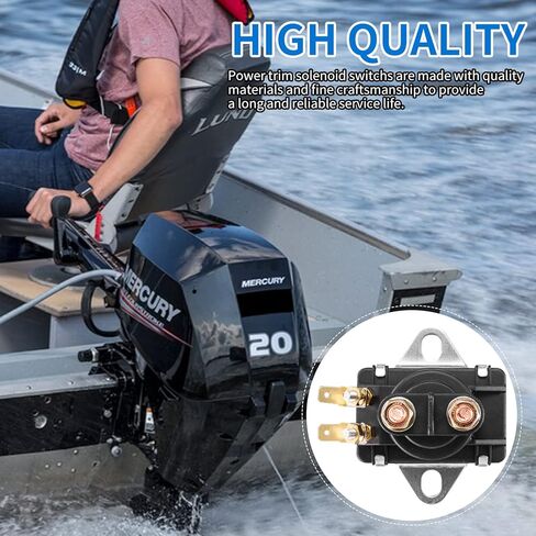 8996158T 12V Trim Solenoid Starter، Power Trim Starter Solenoid متوافق مع Mercury و Mariner، 89-96158T، 89-818864T، 89-846070، 89-94318، 89-96158 in Kuwait