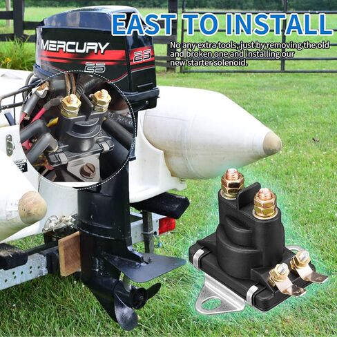 8996158T 12V Trim Solenoid Starter، Power Trim Starter Solenoid متوافق مع Mercury و Mariner، 89-96158T، 89-818864T، 89-846070، 89-94318، 89-96158 in Kuwait