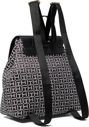 Tommy Hilfiger Chloe II Flap Backpack, Navy/White in Saudi Arabia