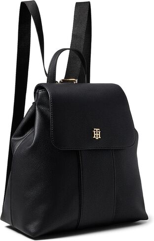 Tommy Hilfiger Chloe II Flap Backpack, Navy/White in Saudi Arabia