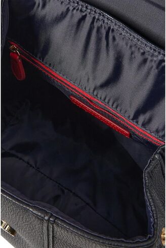 Tommy Hilfiger Chloe II Flap Backpack, Navy/White in Saudi Arabia
