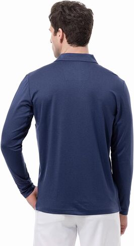 Soltek Ice Mens Long Sleeve Golf Polo in Saudi Arabia