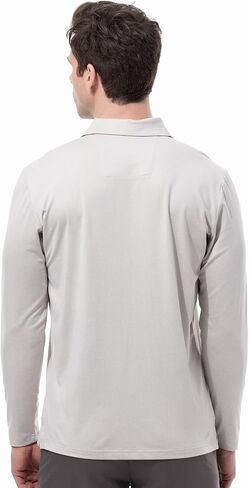 Soltek Ice Mens Long Sleeve Golf Polo in Saudi Arabia