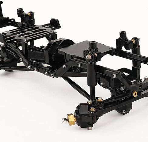 Metal Chassis Frame Side Rails Left and Right for 1/24 Axial SCX24 AXI90081 Deadbolt JLU C10 Bronco Gladiator RC Crawler Upgrade Part,2PCS in Kuwait