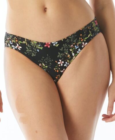 Vince Camuto Women's Printed Shirred Cheeky Bikini Bottoms in Saudi Arabia