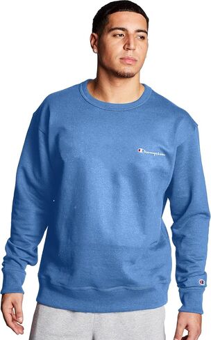 Champion Men's Powerblend Fleece Crew, Left Chest Script in Saudi Arabia