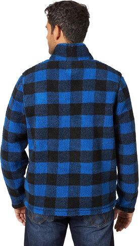 Wrangler Men's 1/4 Zip Sherpa Pullover in Saudi Arabia