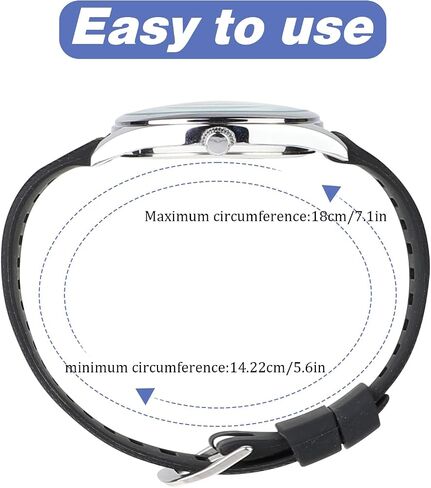 Black Silicone Watch Bands Watch Straps for Men, Rubber Watch Band with Silver Stainless Steel Buckle, Smartwatch Bands Waterproof Sport Watchbands for 18 20 22mm Lug in Saudi Arabia