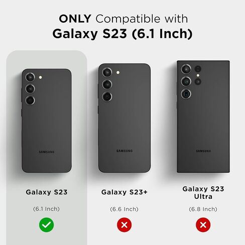 حافظة Case-Mate لهاتف Samsung Galaxy S23 [6.1 بوصة] [حماية من السقوط بطول 12 قدمًا] [شحن لاسلكي] حافظة هاتف فوليو بمحفظة جلدية سوداء لهاتف Samsung Galaxy S23 مع حامل لبطاقة الهوية والائتمان، وحامل الهاتف in Kuwait