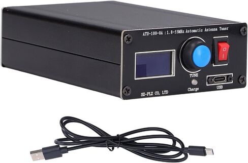 ATU‑100 موالف هوائي تلقائي صغير 0.96 بوصة موالف هوائي تلقائي للراديو مع كابل USB موالف راديو 1.8‑55 ميجا هرتز in Saudi Arabia