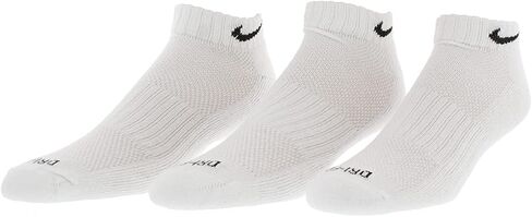 جوارب Nike Dri-FIT منخفضة القطع أبيض/أسود مقاس كبير in Kuwait