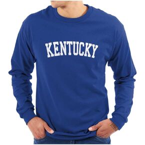 Kentucky Simple Traditional Classic Long Sleeve Tshirt Men Women