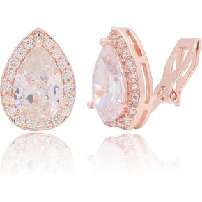 Rhinestone Heart Shape Glitter Crystal Stud Earrings for Women,Sparkly Elegant Wedding Prom Earrings Jewelry Gift