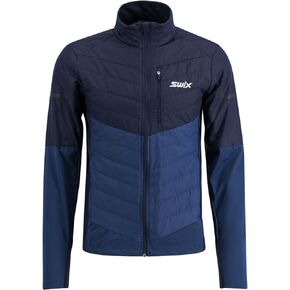 Swix Men's Dynamic Hybrid Breathable Windproof Active Outdoor Cross Country Skiing Winter Sports Insulated Jacket