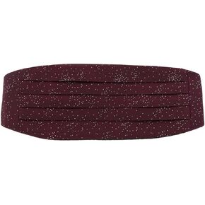 Trafalgar Men's Mystere Metallic Polk A Dot Cummerbund