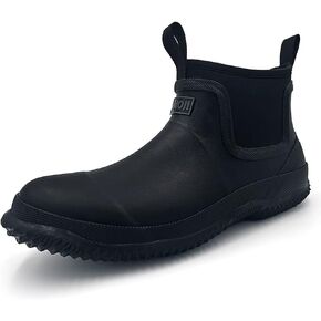 Amoji Unisex Short Rain Boots Rubber Fishing Deck Boots KL1000