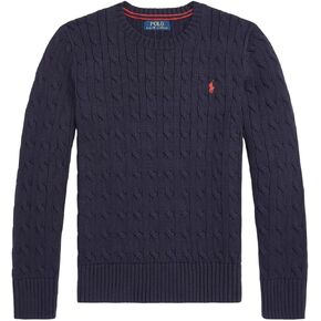 Polo Ralph Lauren Boy's Cable-Knit Crewneck Sweater in Kuwait