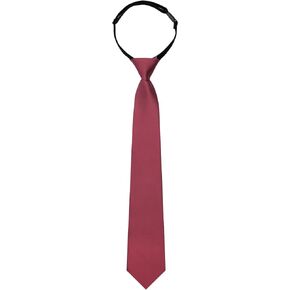 Ties for Boys Kids Neckties Pre-tied Adjustable Zipper Skinny Neckties for School Uniforms Graduation