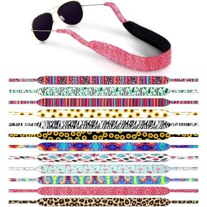 Weewooday 12 Pcs Sunglass Straps Neoprene Floating Eyewear Retainer Sunglasses Lanyard Sunglass Holder Strap for Men Women