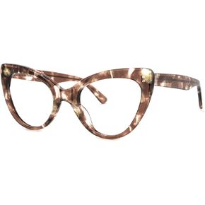 Zeelool Trendy Oversized Acetate Cat Eye Blue Light Blocking Glasses Eyewear Stjules WA624495
