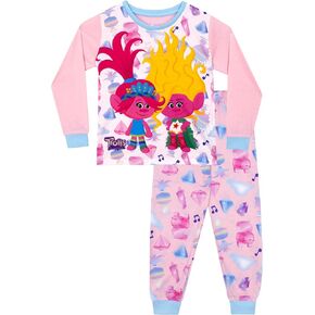 Trolls Pajamas | Troll Girls Pajamas | Poppy Kids Pjs | 4-10