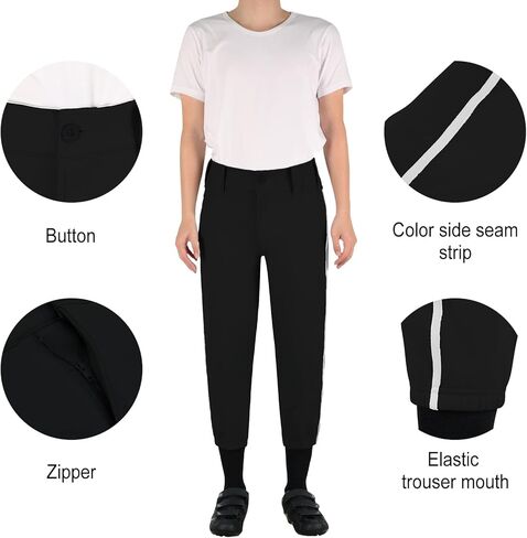 Turnhier Boys' Baseball Pants Youth Baseball Practice Pant with Side in Saudi Arabia