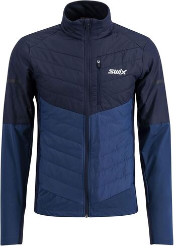 Swix Men's Dynamic Hybrid Breathable Windproof Active Outdoor Cross Country Skiing Winter Sports Insulated Jacket in Saudi Arabia