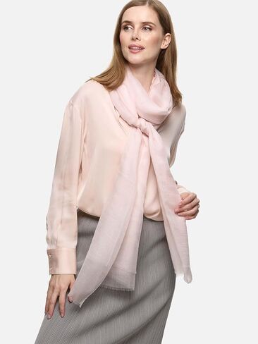 Ovcio Featherlight Blush Cashmere Scarf - 100% Pure Cashmere Wrap Scarf for Women (87x39) with Gift Box in Saudi Arabia
