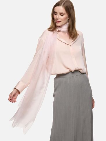 Ovcio Featherlight Blush Cashmere Scarf - 100% Pure Cashmere Wrap Scarf for Women (87x39) with Gift Box in Saudi Arabia