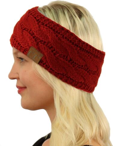 الشتاء CC النثار الدافئة غامض الصوف اصطف سميكة متماسكة عقال حك قبعة كاب in Kuwait