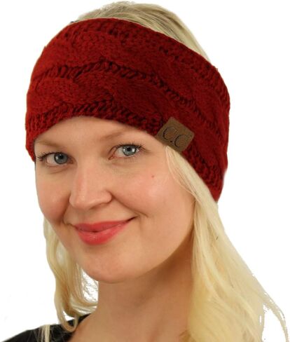 الشتاء CC النثار الدافئة غامض الصوف اصطف سميكة متماسكة عقال حك قبعة كاب in Kuwait