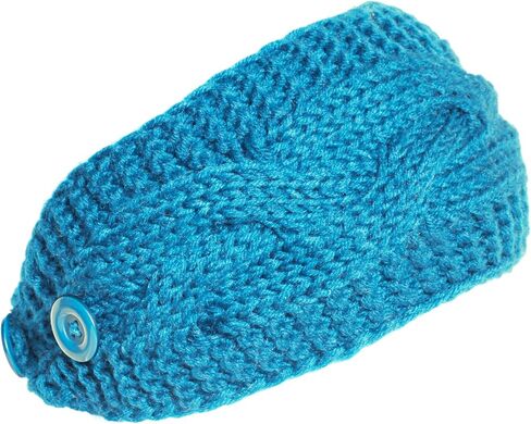 KMystic Plain Adjustable Winter Cable Knit Headband in Kuwait