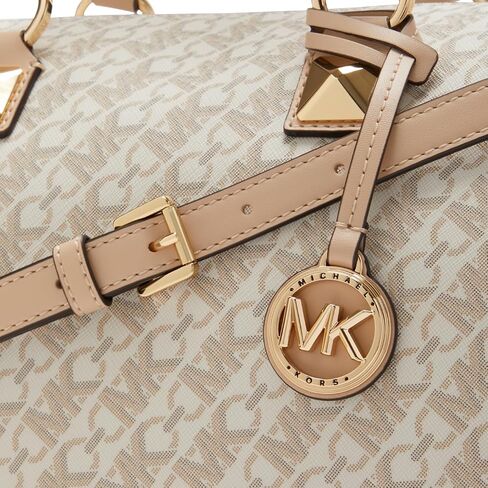 Michael Kors Grayson Medium Duffle Satchel, Vanilla in Saudi Arabia