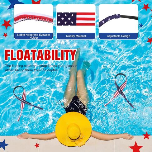 Weewooday 12 Pcs Sunglass Straps Neoprene Floating Eyewear Retainer Sunglasses Lanyard Sunglass Holder Strap for Men Women in Saudi Arabia
